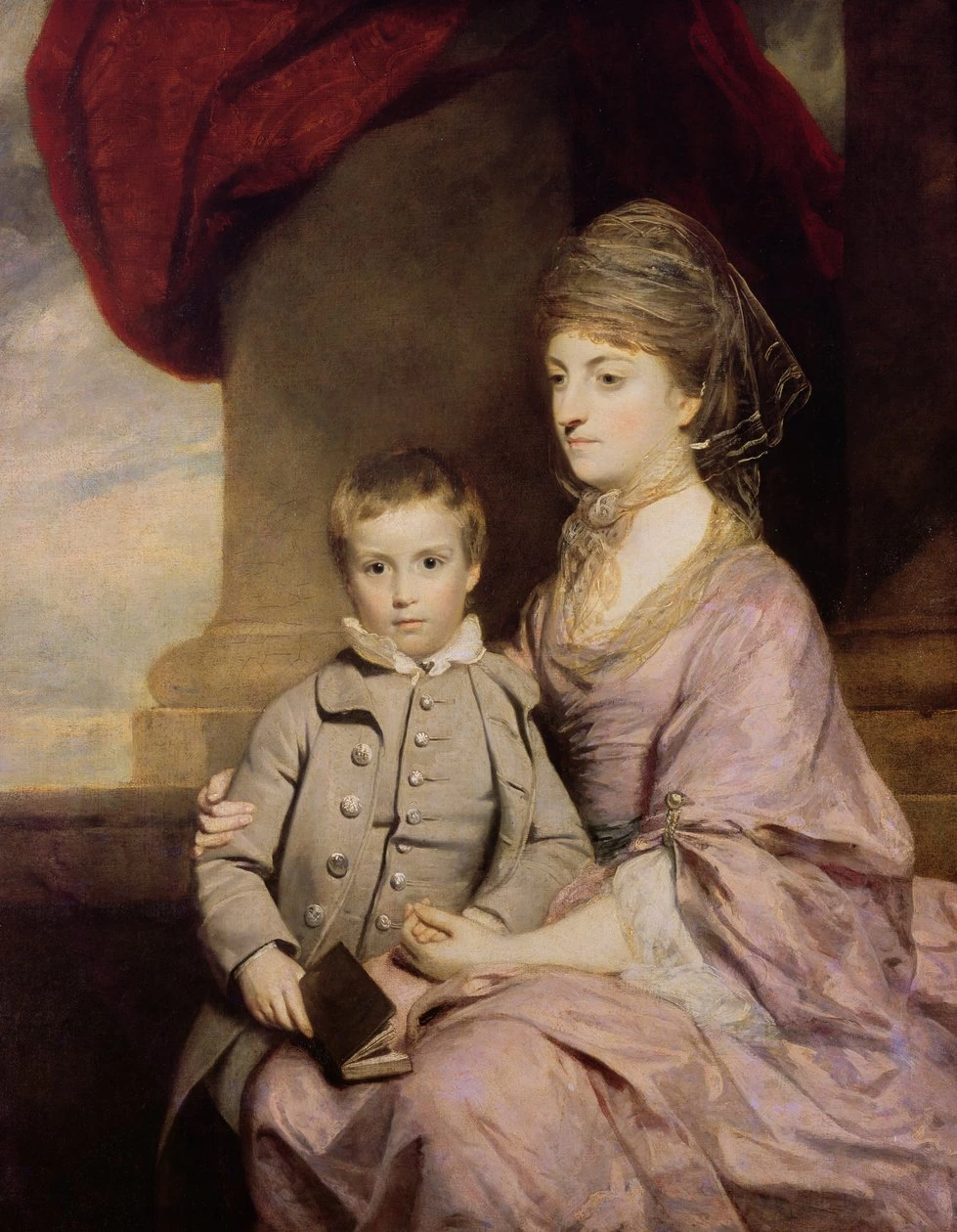 Ritratto di Elizabeth Herbert, contessa di Pembroke e suo figlio George, Lord Herbert